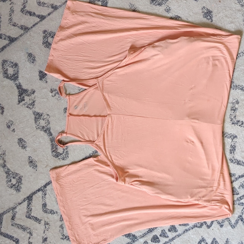 Kindred Bravely Charlie Coral Jumpsuit Romper Maternity Postpartum Size Medium